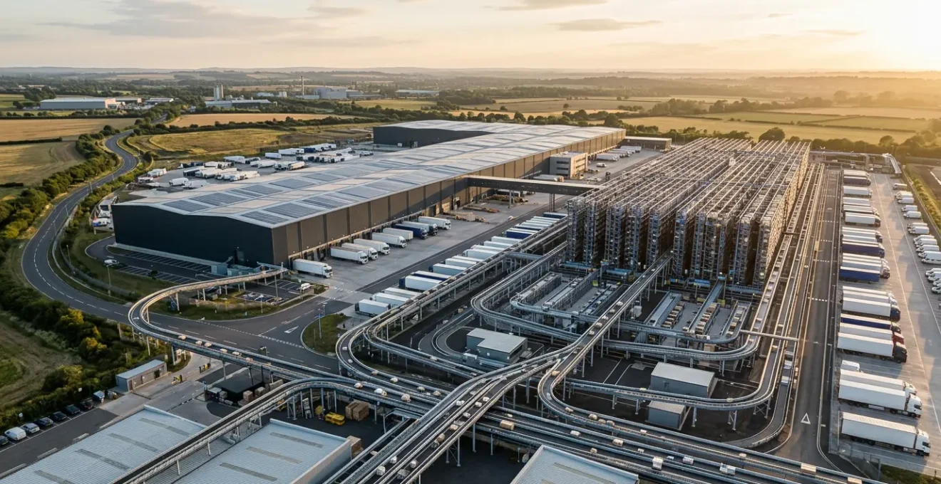 Strategic planning visualization of UK warehouse infrastructure modernization