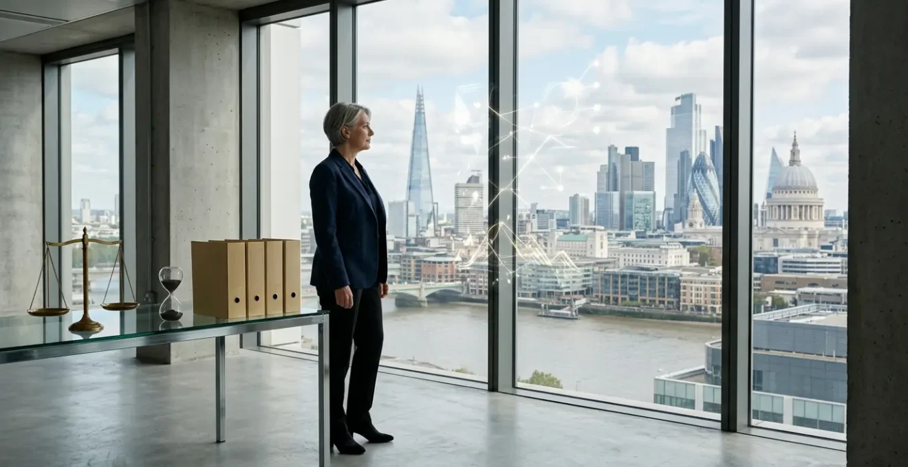 Strategic financial planning scene showing UK business cash flow management